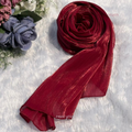Dua Breez Organza Shimmer Hijab - Rani Pink