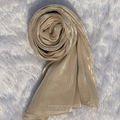 Moja Organza Shimmer Hijab - Honey Cream
