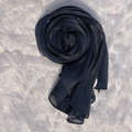 Moja Organza Shimmer Hijab - Navy Blue