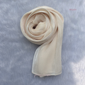 Moja Organza Shimmer Hijab - Pearl Cream